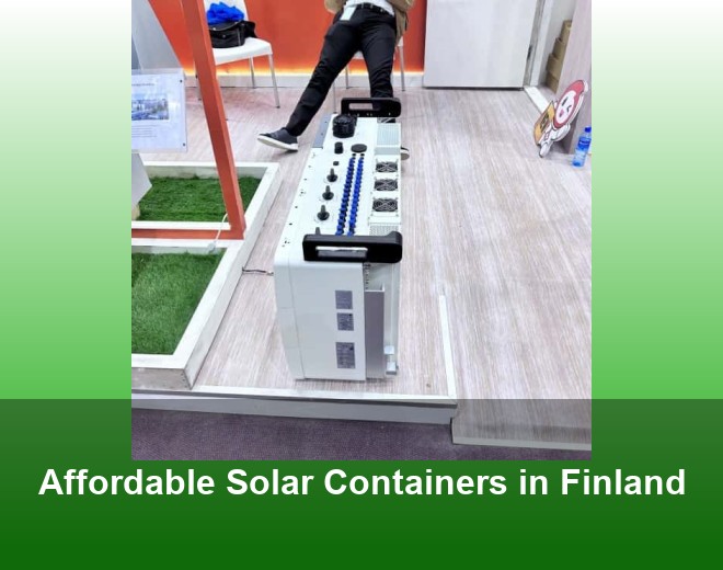 Affordable Solar Containers in Finland